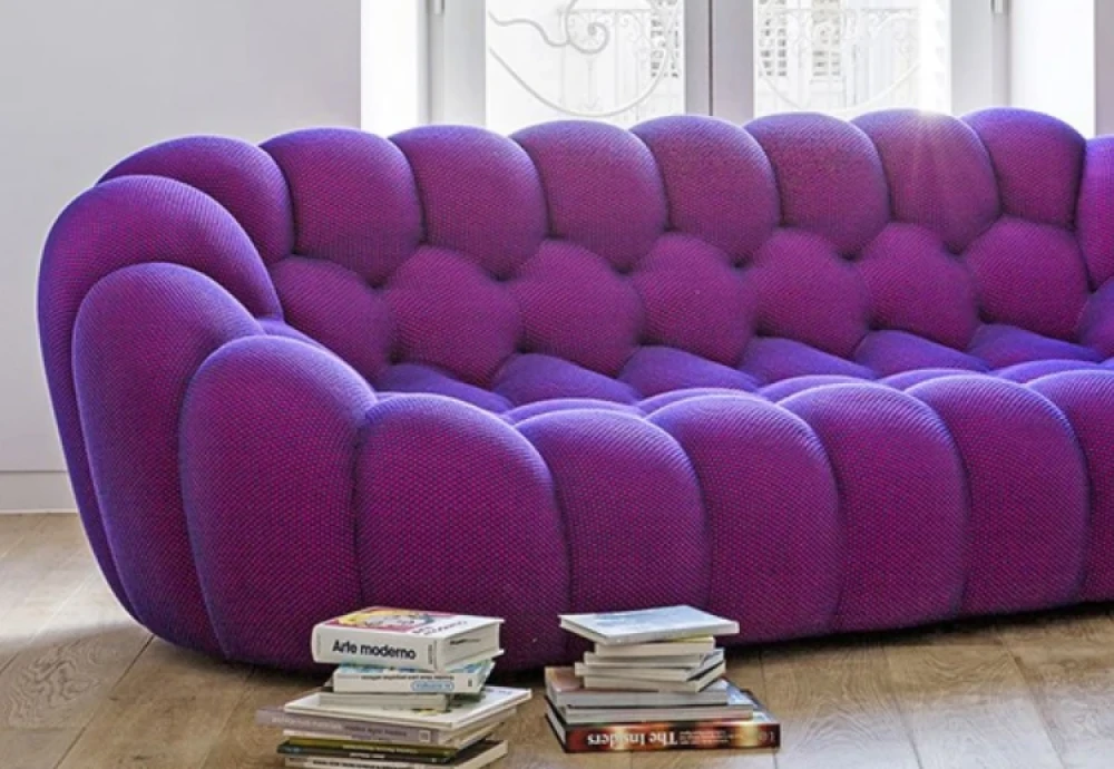 purple bubble couch